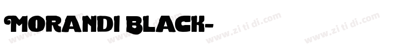 Morandi Black字体转换